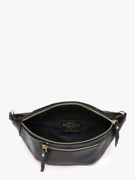 Belt Bag Leather Milano Black shiny sauvage SS24119 other view 3