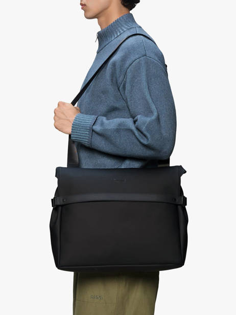 Messenger Bag Rains Black city 16400 other view 1