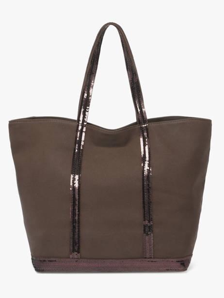 Large Le Cabas Tote Bag Sequins Vanessa bruno Brown cabas 1V40315 other view 5