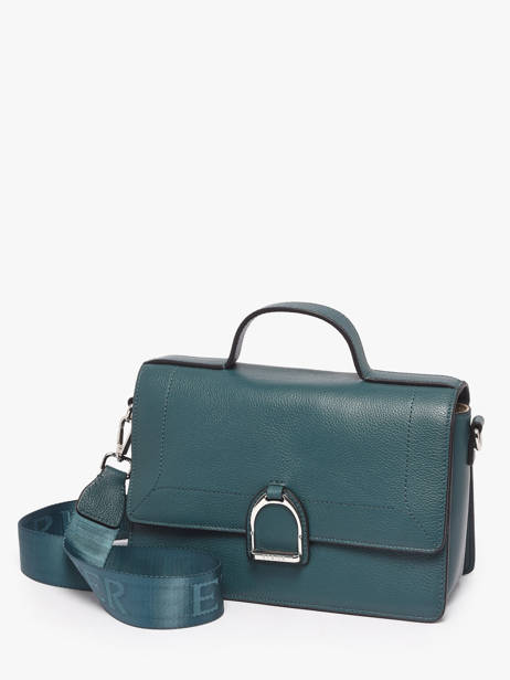 Medium Leather Altesse Crossbody Bag Etrier Blue altesse EALT048M other view 3