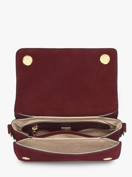 Sac Bandoulière S Altesse Suede Etrier Rouge altesse suede EASU048S vue secondaire 5