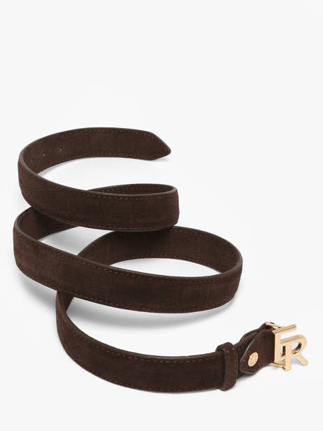 Belt Etrier Brown equestre croco EEQC414C other view 3