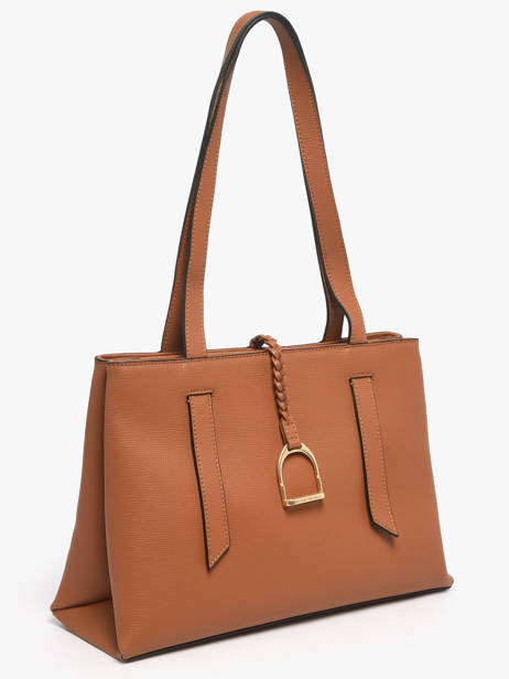 Shoulder Bag Torsade Leather Etrier Brown torsade ETOS173L other view 2