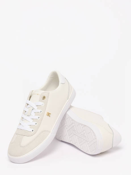 Sneakers En Cuir Tommy hilfiger Blanc women 9391YBL vue secondaire 3