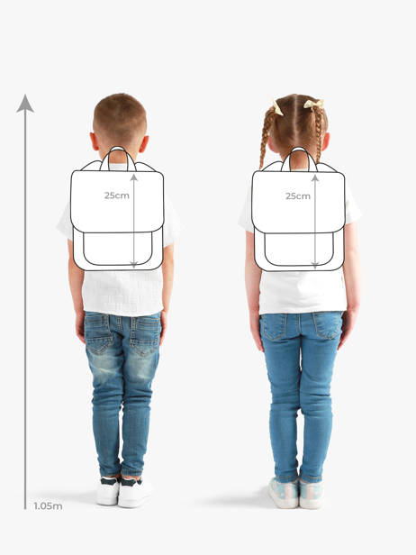 Mini Backpack Affenzahn Gray small friends FAS other view 1