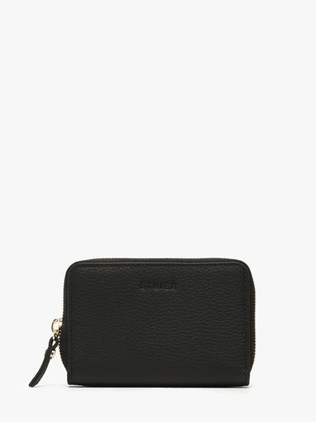 Coin Purse Equestre Leather Etrier Black equestre EEQT096M