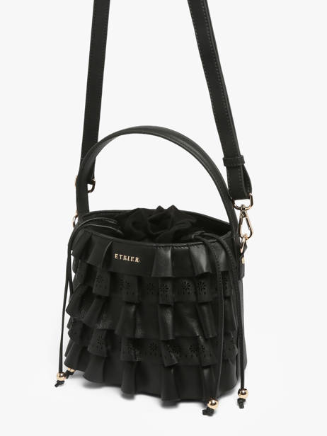 Crossbody Bag Renaissance Leather Etrier Black renaissance EREN216S other view 3