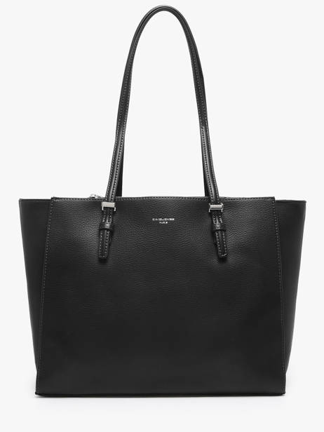 Cabas Format A4 Dune Polyurethane David jones Noir dune 1