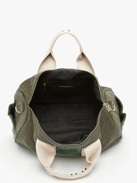 Shoulder Bag Velours Vanessa wu Green velours MA0085 other view 2