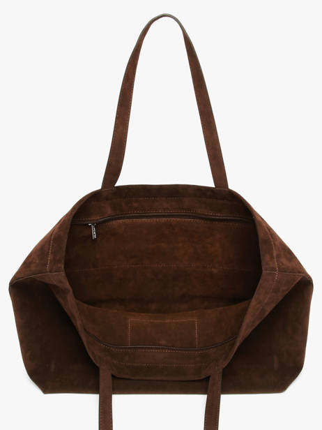 Shoulder Bag Suedine Kba Lancaster Brown suedine kba 63 other view 2