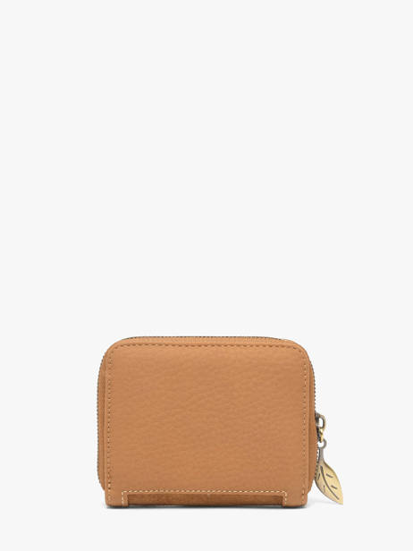 Coin Purse Woomen Brown ellebore WHEB99 other view 2