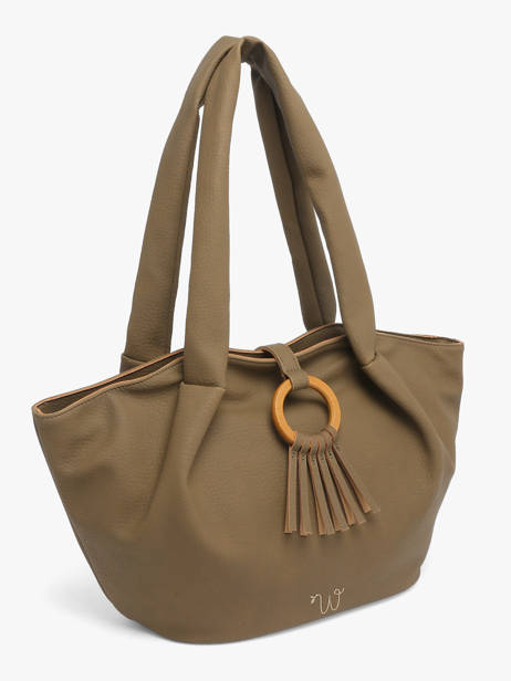 Sac Porté épaule Camomille Woomen Vert camomille WCAO07 vue secondaire 2