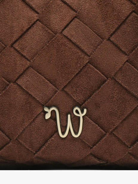 Sac Bandoulière Aubepine Woomen Marron aubepine WAUB19 vue secondaire 3