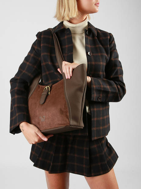 Sac Porté épaule Ellebore Woomen Marron ellebore WHEB07 vue secondaire 1