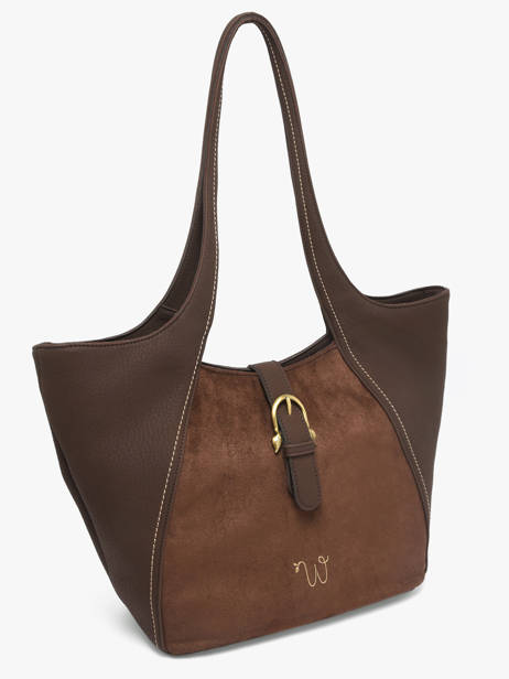 Sac Porté épaule Ellebore Woomen Marron ellebore WHEB07 vue secondaire 2