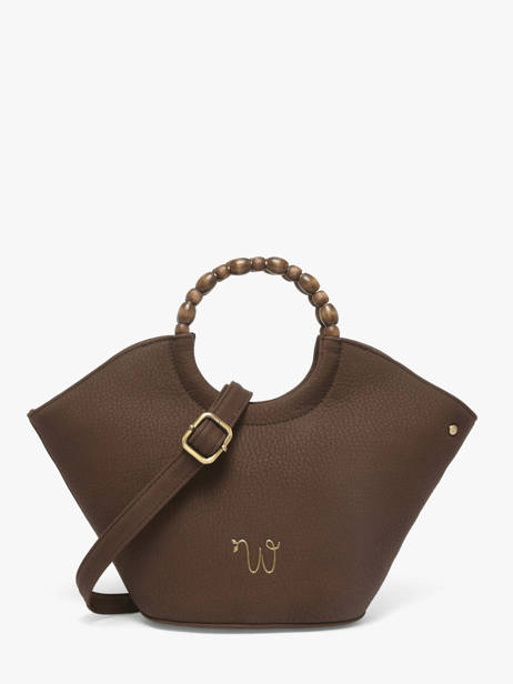 Crossbody Bag Neflier Pearl Woomen Brown neflier pearl WNEP02