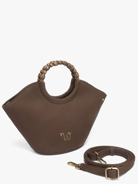 Crossbody Bag Neflier Pearl Woomen Brown neflier pearl WNEP02 other view 3