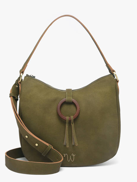 Sac Porté épaule Verveine Polyurethane Woomen Vert verveine WVER10