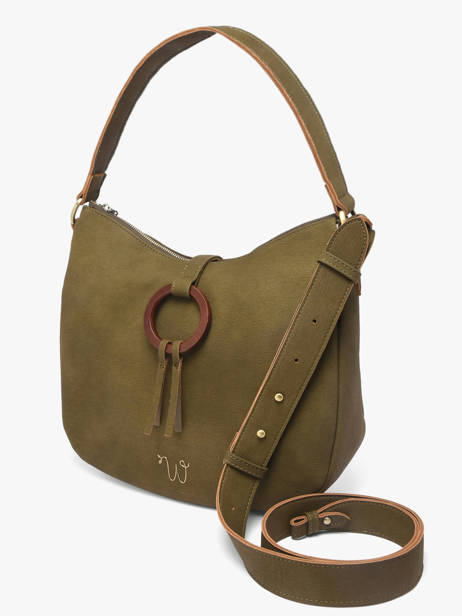 Sac Porté épaule Verveine Polyurethane Woomen Vert verveine WVER10 vue secondaire 3