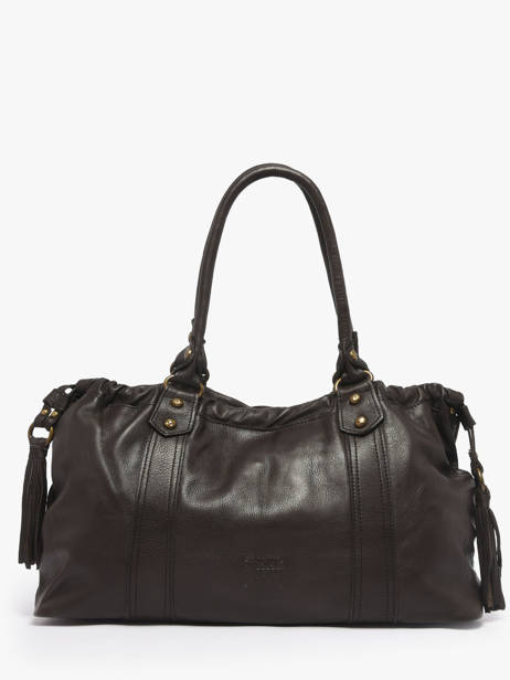 Shoulder Bag Cow Leather Basilic pepper Brown cow BCOW89 other view 4