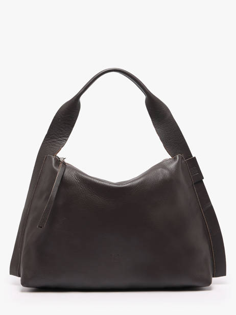 Shoulder Bag Leather Leather Biba Brown leather VIE1L