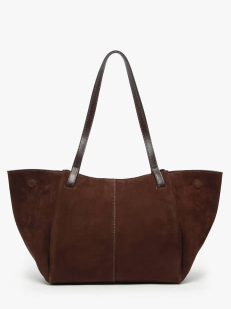 Shoulder Bag Suede Leather Lancaster Brown suede 58 other view 3