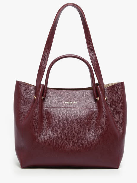 Shoulder Bag Foulonne Double Leather Lancaster Red foulonne double louisa 20