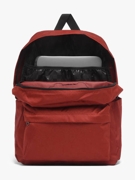 1 Compartment Backpack Vans Red backpack VN000H4Y other view 3