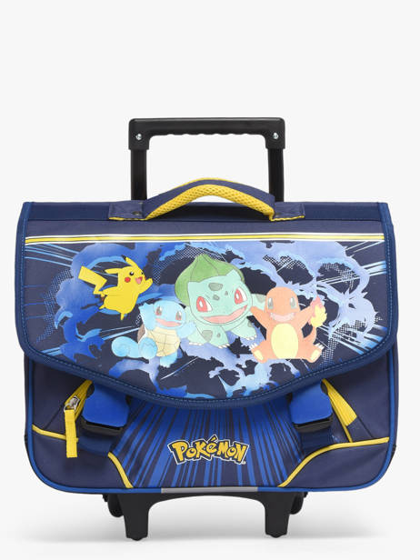 2-compartment Wheeled Satchel Pokemon Blue pokemon & friends 26KK203K