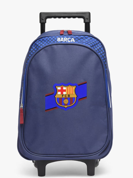 1 Compartment Wheeled Schoolbag Fc barcelone Blue barca 25BF204R