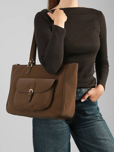 Sac Porté épaule Eve Hexagona Marron eve 6520335 vue secondaire 1