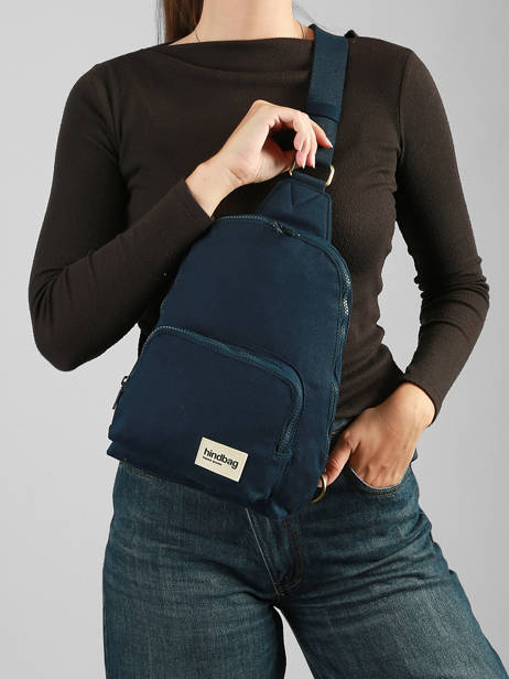 Crossbody Bag Hindbag Blue best seller FELIX other view 1