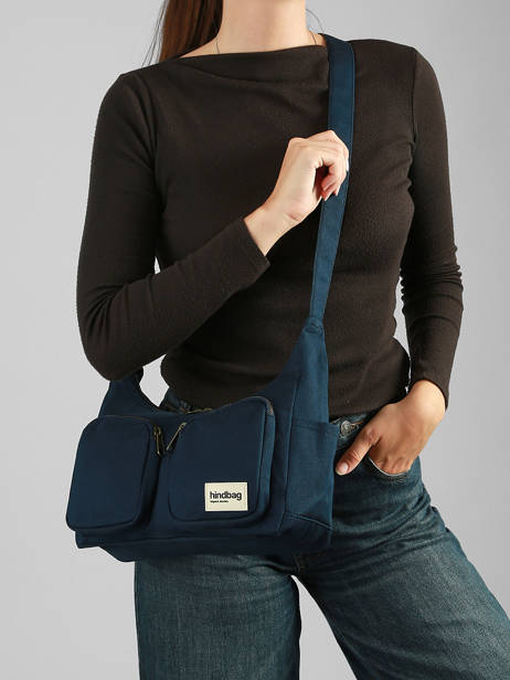 Shoulder Bag Best Seller Cotton Hindbag Blue best seller EMILE other view 1