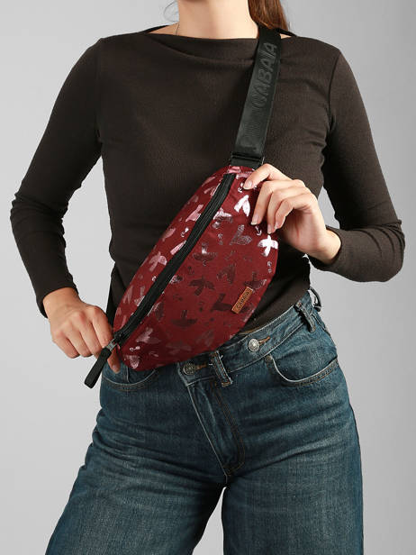 Medium Reversible Belt Bag Cabaia Pink belt bag BELTBAGM other view 2