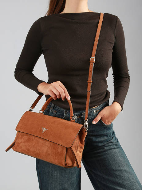 Satchel Devon Suede Guess Brown devon SG974520 other view 1
