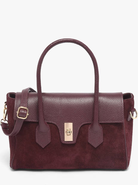 Shoulder Bag Velvet Caviar Leather Milano Violet velvet caviar VC26061