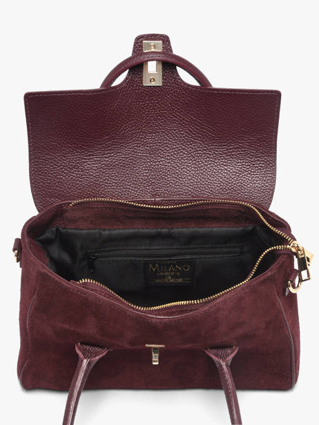Shoulder Bag Velvet Caviar Leather Milano Violet velvet caviar VC26061 other view 2