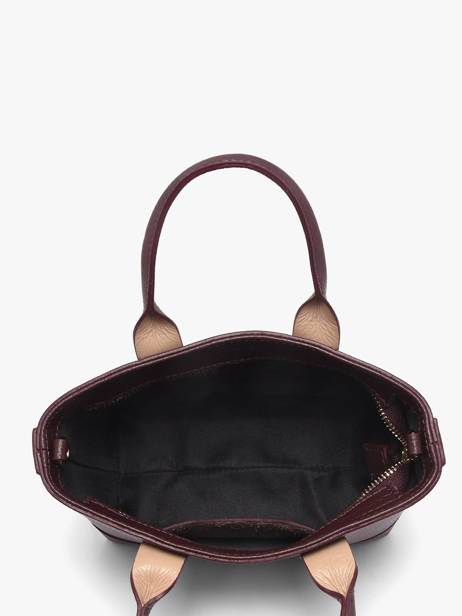 Satchel Caviar Leather Milano Violet caviar CA26066 other view 2