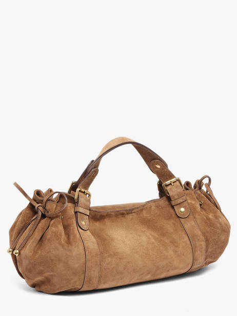 Shoulder Bag Folk Leather Gerard darel Beige folk DES01407 other view 1