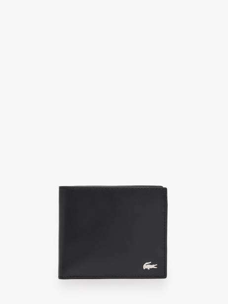 Wallet Leather Lacoste Black fg NH2505FG other view 3