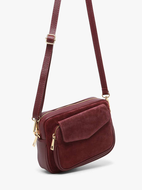 Shoulder Bag Velvet Caviar Leather Milano Violet velvet caviar VC25067 other view 1