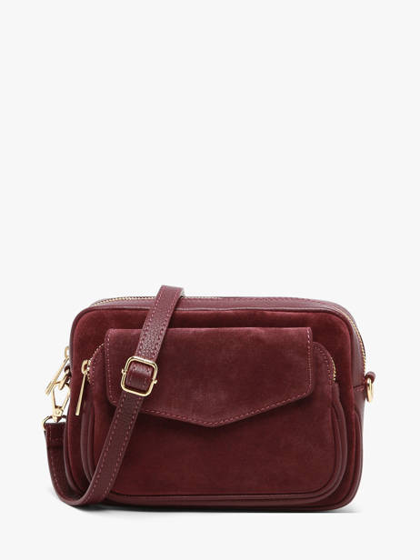 Shoulder Bag Velvet Caviar Leather Milano Violet velvet caviar VC25067