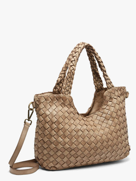 Shoulder Bag Dewashed Leather Milano Beige dewashed DE26061 other view 1