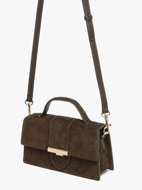 Crossbody Bag Suede Ily Leather Lancaster Green suede ily 10 other view 1