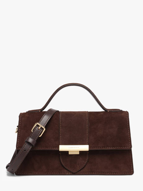 Sac Bandoulière Suede Ily Cuir Lancaster Marron suede ily 10