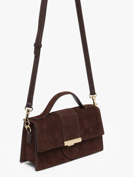 Sac Bandoulière Suede Ily Cuir Lancaster Marron suede ily 10 vue secondaire 1