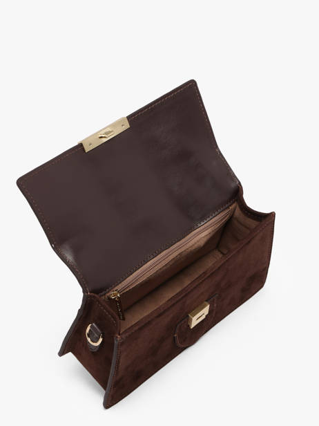 Sac Bandoulière Suede Ily Cuir Lancaster Marron suede ily 10 vue secondaire 2