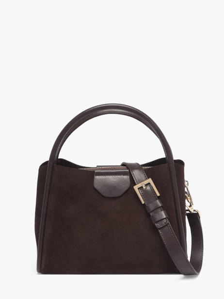 Sac Porté Main Suede Ida Cuir Lancaster Marron suede ida 100 vue secondaire 3