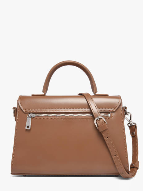 Medium Leather Suave Crossbody Bag Lancaster Beige suave even 17 other view 3
