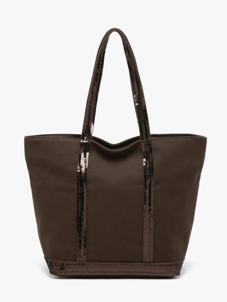Satchel Cabas Cotton Vanessa bruno Brown cabas 1V40378 other view 4